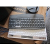 Image 3 : BIN OF KEYBOARDS, COMPUTER PARTS & LAMP