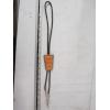 Image 2 : SILVER W/SPINY OYSTER STAMPED STERLING NAVAJO BOLO TIE