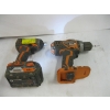 Image 1 : RIGID CORDLESS DRILL & IMPACT W/1 BATTERY, NO CHARGER
