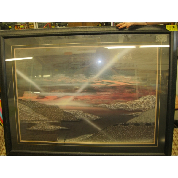 LG. FRAMED PICTURE