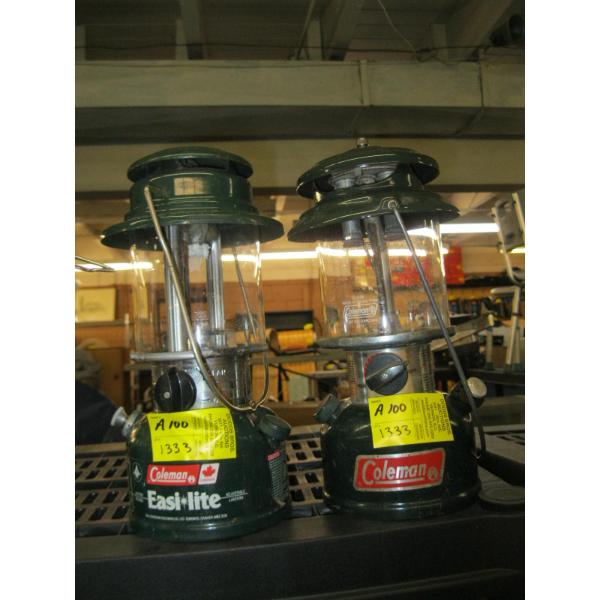 2 COLEMAN GAS LANTERNS