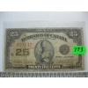 Image 1 : 1923 DOMINION OF CANADA CDN SHINPLASTER 25 CENT BILL