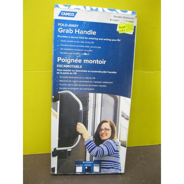 FOLD A WAY GRAB HANDLE FOR RV, ETC.
