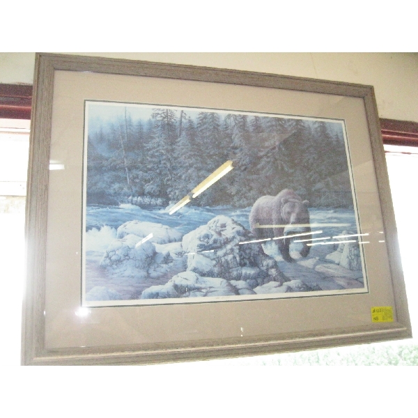 FRAMED NUMBERED PRINT
