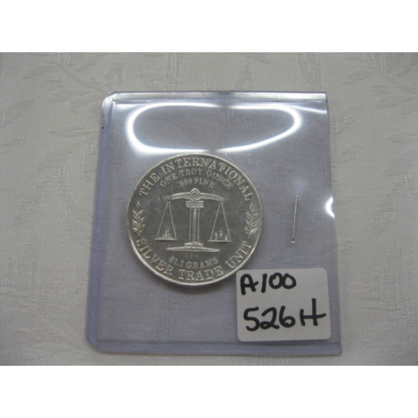 CALIFORNIA CROWN MINT 1 OZ .999 SILVER U.S. COIN (TAX EXEMPT)