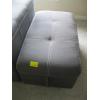 Image 3 : GREY UPHOLSTERED CHAIR W/PULLOUT FOOTREST & PADDED STORAGE STOOL - NOT BLANKET