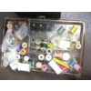 Image 7 : IMPERIAL SEWING MACHINE & 2 BOXES OF SEWING NOTIONS