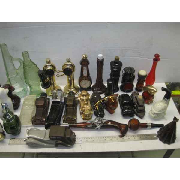 COLLECTABLE AVON BOTTLES, ETC.