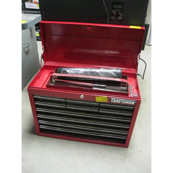 CRAFTSMAN TOOLBOX W/ASST. CONTENTS: WRENCHES, ETC.
