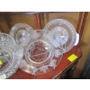 Image 4 : VINTAGE GLASS SERVING TRAYS & DISHES
