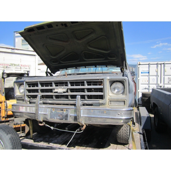 1979 CHEVY 1500 VIN CCL2491197298, KMs SHOWING 69,107.7, CONVERTED TO PROPANE