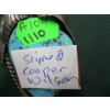 Image 4 : SILVER & TURQUOISE BOLO TIE, SIGNED COOPER WILSON