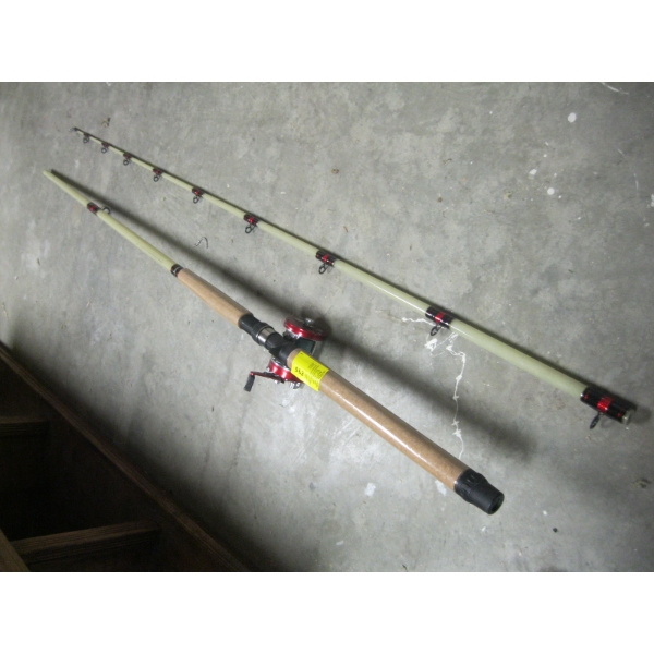 HEAVY CASTING ROD W/AMBASSADOR 7000 BAIT CASTING REEL