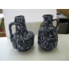 Image 1 : PAIR OF E.S. KERAMIK FAT LAVA VASES