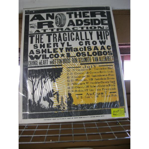 TRAGICALLY HIP POSTER