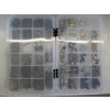 Image 2 : 5 PLASTIC CONTAINERS OF NAILS, SCREWS, WALL PLUGS, HOOKS, ETC.