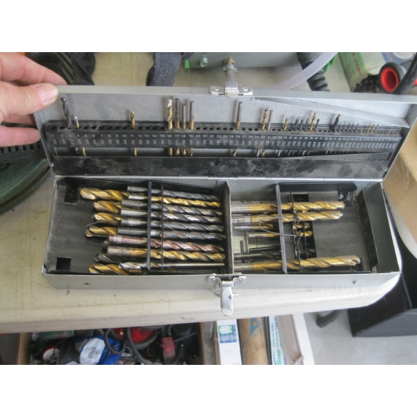 ASST. DRILL BITS IN CASE