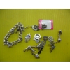 Image 2 : STERLING SILVER CHARM BRACELET W/.925 CHARMS - APPROX. 45G
