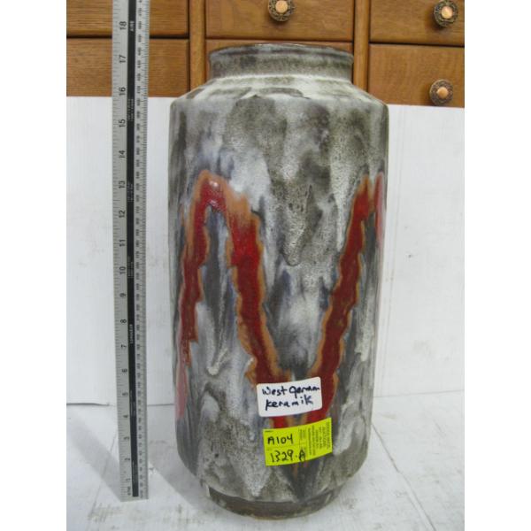 LG. MCM WEST GERMAN KERAMIK POTTERY VASE