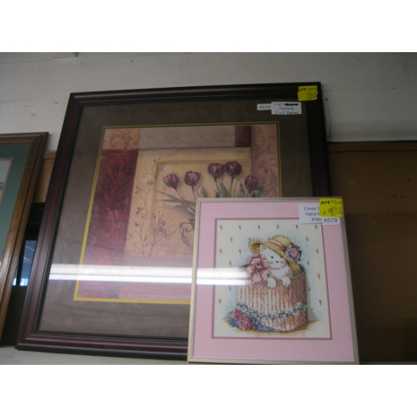 2 FRAMED PICTURES