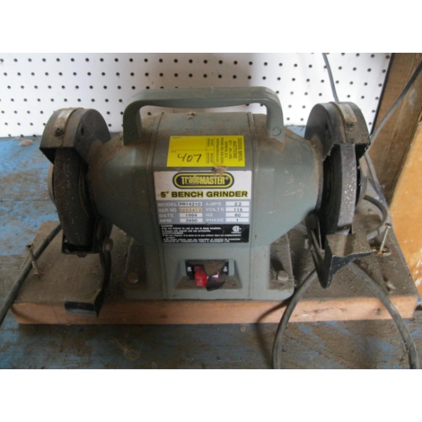 TRADE MASTER 5" BENCH GRINDER
