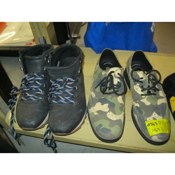 2 PAIR OF SHOES - SZ 9 (MEN'S) & SZ 10 (LADIES)