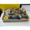 Image 1 : MISC. VINTAGE BOTTLES, ASST. CONTAINERS, CANDLE, ETC.