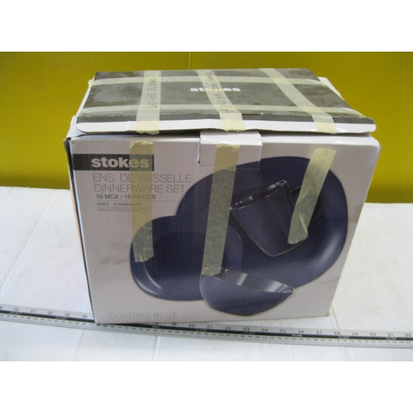 DISH SET IN BOX - SOME DAMAGED