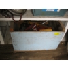 Image 1 : WOODEN BOX W/MISC. PLASTIC PIECES, ETC.