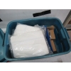 Image 4 : TOTE OF RANDOM HAZMATS, BUNGEE CORDS, SOCKET HOLDER, ETC.