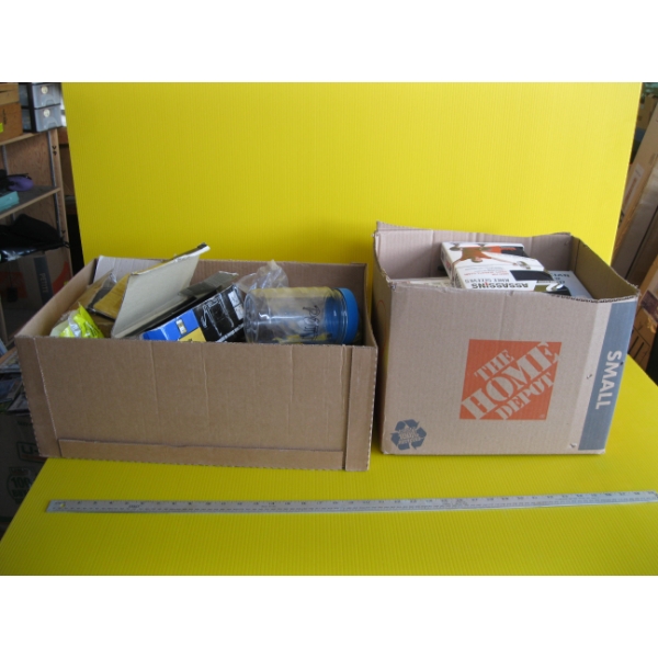 2 BOXES OF MISC. 
