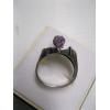 Image 4 : SILVER RING W/AMETHYST STONE, SZ 6 3/4