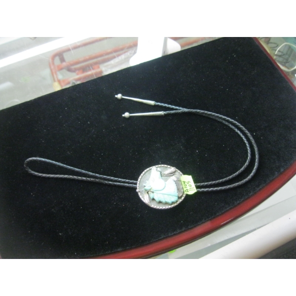 NAVAJO BOLO TIE, HORSEHEAD
