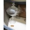 Image 2 : 4 LIDDED VINTAGE GLASSWARE DISHES