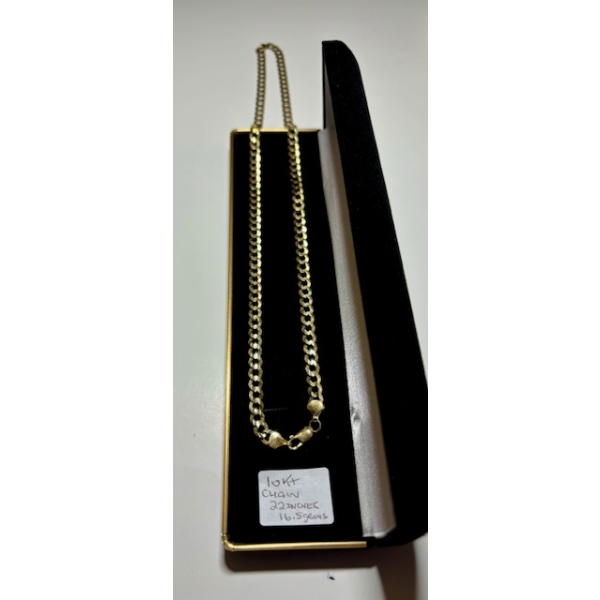 10KT 22” CHAIN - 16.5G