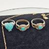 Image 13 : ASST'D JEWELLERY - EARRINGS, RINGS, NECKLACES, CUFFLINKS, ETC.