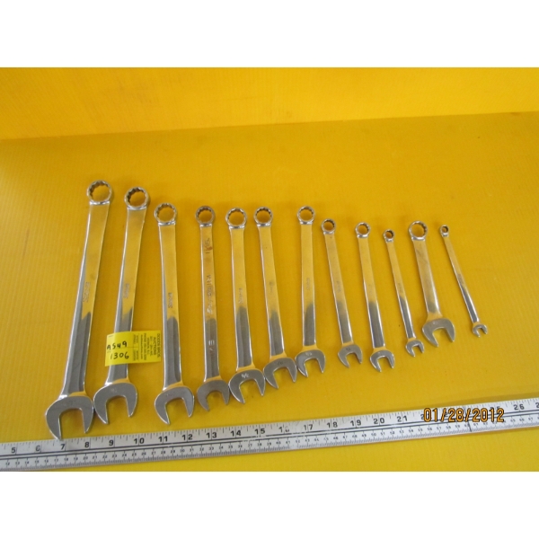 12 METRIC SNAP ON WRENCHES