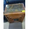 Image 1 : ORIENTAL THEME CARVED TOP 4 PIECE NESTING TABLE SET