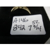 Image 5 : LADIES 10KT RING W/DIAMOND, 1G, SZ 7 3/4