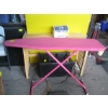 Image 10 : MISC. DESK, IRONING BOARD, IRON, SM. CABINET