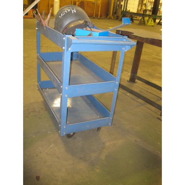 3 TIER METAL CART ON CASTORS