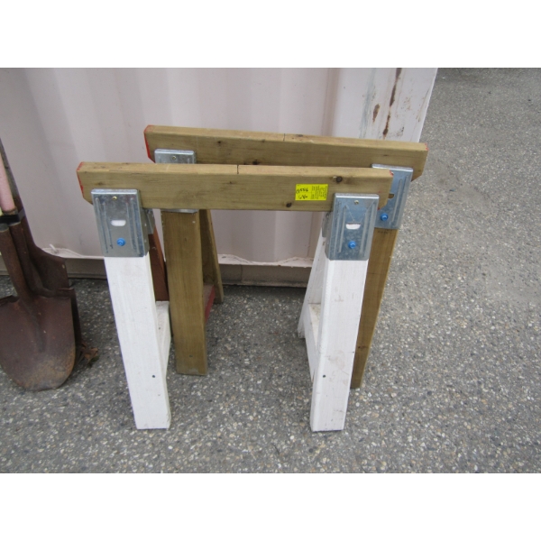 PAIR OF SAWHORSES