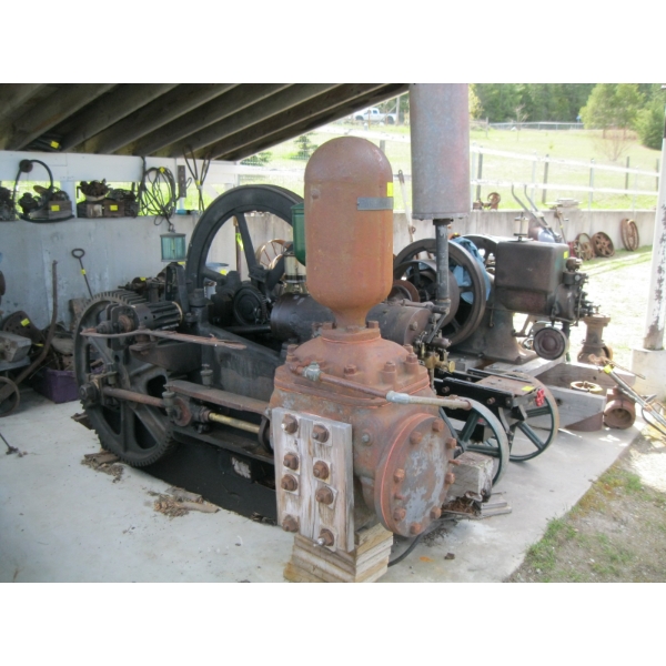 LG. 5 OR 6HP FAIRBANKS ENCO TYPE N STATIONARY ENGINE - RUNNING - MAYBE 8 HP