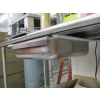 Image 4 : 30"X96" STAINLESS STEEL TABLE ON CASTORS W/LOWER SHELF & DRAWER