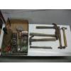 Image 1 : FLAT OF MISC. TOOLS, HAMMERS, DRILL BITS, ETC.