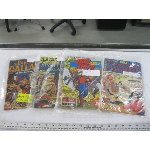 COMIC BOOKS - CAPTAIN GALLANT, FOREIGN LEGION, DAN DARE, ETC.