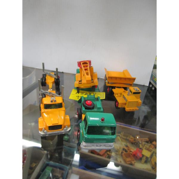 3 LESNEY TRUCKS & A CRANE