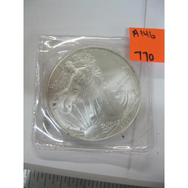 2008 USA 1 OZ .999 SILVER $1 COIN (TAX EXEMPT)