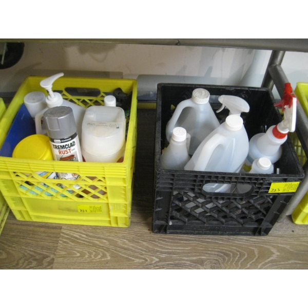 2 CRATES OF ASST. CLEANERS