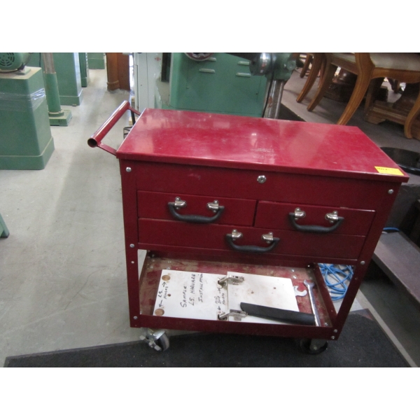 RED ROLLING CABINET